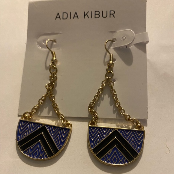 Brand New Adia Kibur Gold Fashion Earrings⭐️5 Star Review - Picture 1 of 5